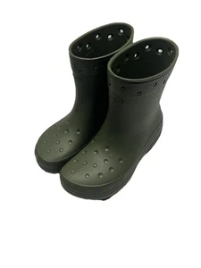 Crocs Classic Armeegrün Regenstiefel 2885 Größe Herren 9 Damen 11 - Bild 1 von 12