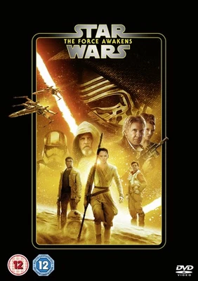 Star Wars: The Force Awakens (DVD) Domhnall Gleeson Oscar Isaac John Boyega - Image 1 of 2