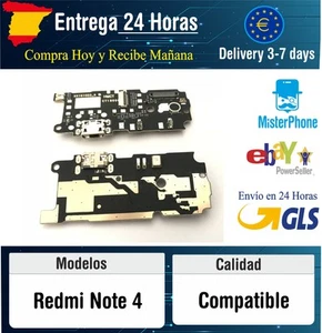 Placa + conector Dock Carga Para Xiaomi Redmi Note 4 - Imagen 1 de 2