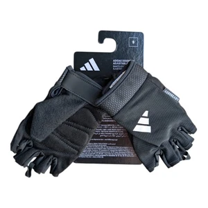 Adidas Size S Half Finger Weightlifting Gloves Gym Cross Training AEROREADY NWT - Picture 1 of 6