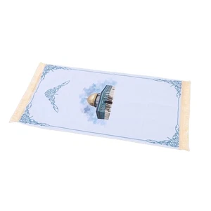 Traditionelles Design Kinder Gebetsteppich weiche dicke Baumwolle Meditationsmatte - Bild 1 von 12