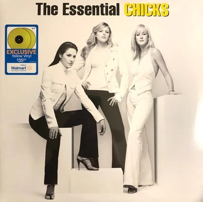 New: THE CHICKS - The Essential Chicks, Walmart Excsive Yellow Colored Vinyl LP - Image 1 of 2