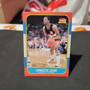 LaFayette Lever 1986-87 Fleer Basketball Card #63 - Picture 1 of 2