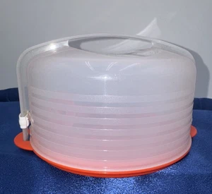 Tupperware Toys Mini Red Cake Taker Cupcake Cheeseball New - Picture 1 of 7