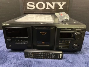 _-REACONDICIONADO GARANTIZADO-_ Cambiador/reproductor compacto Sony CDP-CX455 400 CD/DVD - Imagen 1 de 10