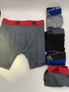 (5)Pack Underwear Boys Adidas Long Briefs Size L - Picture 1 of 1