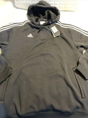 Adidas Black & White Pindot Hoodie Size Medium NWT  - Image 1 of 4