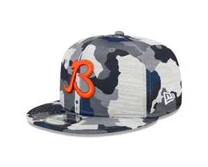 Chicago Bears New Era Training Camp 9FIFTY Adjustable Hat - Camo - Picture 1 of 7