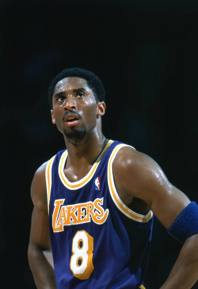 Kobe Bryant 1999 LA Lakers NBA Foto Original Color Negativo 35MM Cristal Transparente! Foto 1 de 1