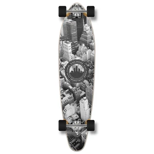 Yocaher Kicktail New York Longboard Complete - Picture 1 of 4