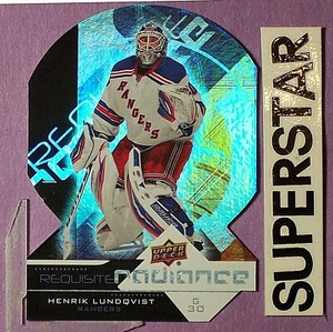 HENRIK LUNDQVIST  2012-13 Upper Deck Requisite RADIANCE SP #RR35 New York Ranger