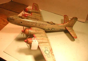 Aereo di latta vintage United States Air Force BK 250 - Foto 1 di 3