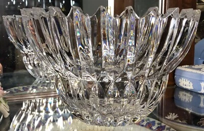 HERMOSO CUENCO DE CRISTAL PALACIO DE HIELO MIKASA 10" DE DIÁMETRO, 6" DE ALTURA! Foto 1 de 4