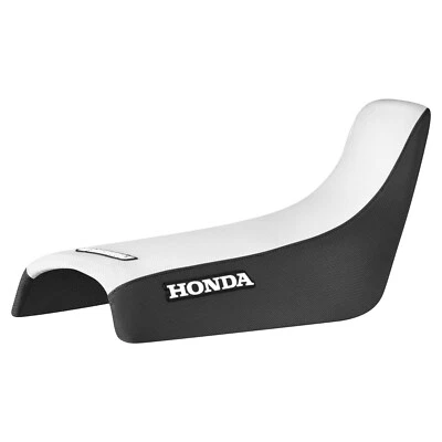 1993-2024 Honda XR 650L gripper seat cover  all BLACK/WHITE standard #215 LOGO - Image 1 of 4