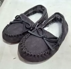Toddler Girls's Carter Slip-On Moccasins Gray - Cat & Jack Size 10 (B-773) - Picture 1 of 2