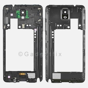 US Samsung Galaxy Note 3 N900V N900P Back Middle Frame Rear Housing  Camera Lens