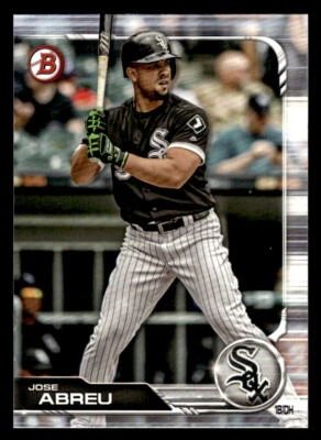 2019 Bowman  Jose Abreu #55 Chicago White Sox Baseball Card - Image 1 of 2
