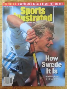 STEFAN EDBERG Sports Illustrated 21. September 1992 Magazin US OPEN ohne Etikett - Bild 1 von 1