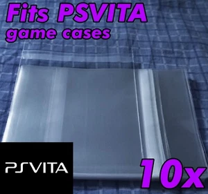 10x PS VITA Playstation Vita Game Case Resealable Sleeve Bags Sleeves OPP PSVITA - Picture 1 of 5