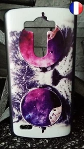 Coque Plastique Rigide Housse Etui Apple LG G3 - Chat Lunette - Photo 1 sur 1
