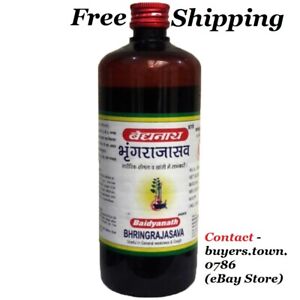 Baidyanath Bhringrajasava 450 ml , For Digestive Health & Hair Loss