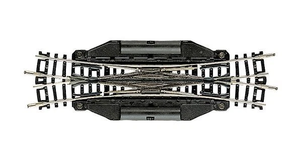 Fleischmann N 22246 Elektrische Doppelkreuzungsweiche 15° - NEU + OVP