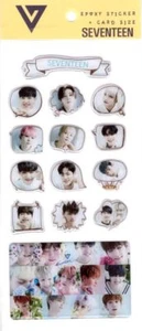 Seventeen K-POP Photo Epoxy Sticker 01 - Picture 1 of 2