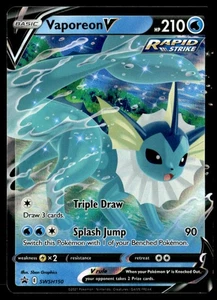 Vaporeon V - Promo Holo SWSH: Sword & Shield Promo Cards SWSH150 NM Pokémon TCG - Picture 1 of 2