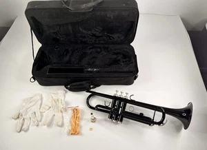 Trompeta Merano lacada negra con estuche - Imagen 1 de 21