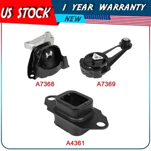 Engine Motor Mount Fits 2019 Nissan Versa 1.6 S, 1.6 S Plus, SV 1.6L L4 - Gas - Picture 1 of 9