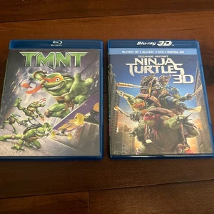 Lot of 2 Teenage Mutant Ninja Turtles 3D TMNT (Blu-ray) - Picture 1 of 3