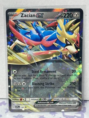 Zacian ex 198 Sv: Scarlet & Violet Promo Cards Holo - Image 1 of 2