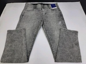 Pantalones de mezclilla para mujer Apt 9 gris ácido control abdomen tiro medio recto 12 nuevos con etiquetas #7395 - Imagen 1 de 11
