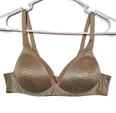 Warner's Wire Free Bra Nude Back to Smooth Lift 女式 36A 01275 无线 — 第 1/4 张图片
