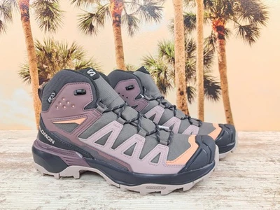 Salomon X Ultra 360 Mid Plum Kitten Botas de Senderismo Impermeables para Mujer Talla 9 NUEVAS Foto 1 de 4