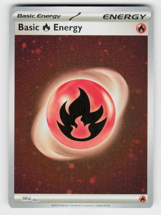 SV01: Scarlet & Violet Base Set #002 Basic Fire Energy (Cosmos Holo) - Image 1 of 2