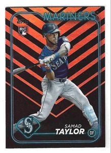 2024 Topps Update Holiday Foil #US30 Samad Taylor (RC) Seattle Mariners - Bild 1 von 2
