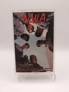 NWA Straight Outta Compton Cassette Tape 1988 Ruthless Records Tested - Foto 1 di 4