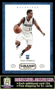 2016-17 Panini Grand Reserve #45 Yogi Ferrell Dallas Mavericks RC - Picture 1 of 2