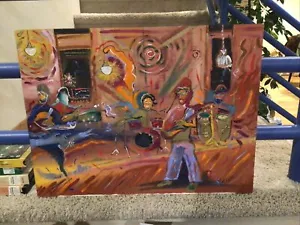 Phish Gemälde Original Kunstwerk 12-02-07 at Woz’s House signiert vom Künstler - Bild 1 von 7