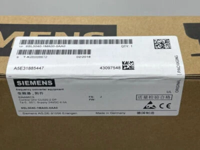 6SL3040-1MA00-0AA0 SIEMENS 6SL3 040-1MA00-0AA0 CU320-2 DP SINAMICS CONTROL UNIT - Image 1 of 3