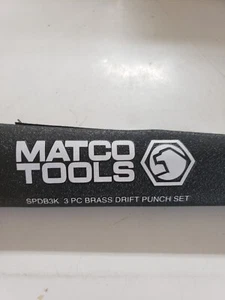 Matco Tools SPDB3K Juego de 3 punzones de deriva de latón - Imagen 1 de 3