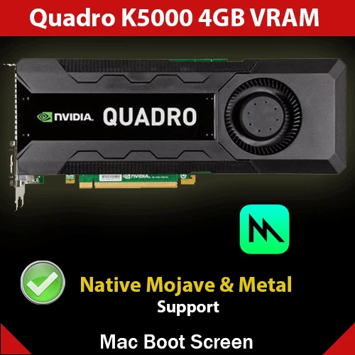 nVidia Quadro K5000  4GB | for  Mac Pro  | PCIe 2.0 x16 Graphics Card - Image 1 of 2