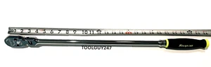 SNAP ON TOOLS 1/2" Drive 25" XL Long Handled HI-VIZ FlexHead Ratchet SHLF80A HV - Picture 1 of 20