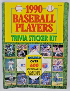1990 MLB Baseball Players Trivia 600 Sticker Complete Set Kit 1990 Collectible - Picture 1 of 5