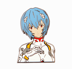 Evangelion EVA Ayanami Rei Metal Badge Brooch Pin Buttons Xmas Gift Collection