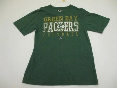 NFL мужской размер M Athletic зеленый BAY PACKERS хлопок зеленая рубашка  - Изображение 1 из 4