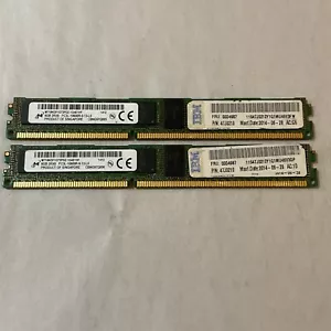 2 X 8GB MICRON MT18KSF1G72PDZ-1G4E1HF 8GB 2Rx8 PC3L-10600R REG SERVER MEMORY RAM - Picture 1 of 4