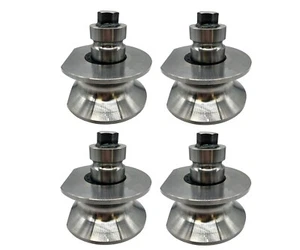 4 Ejector Roller Assemblies, 144-7318, Fits Many CAT 631, 633, 637 Scrapers - Picture 1 of 4