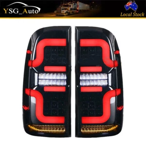 NEW Smoke LED Tail Rear Lamp Light Set For Toyota Hilux 2005-2014 SR SR5 KUN26R - Picture 1 of 10